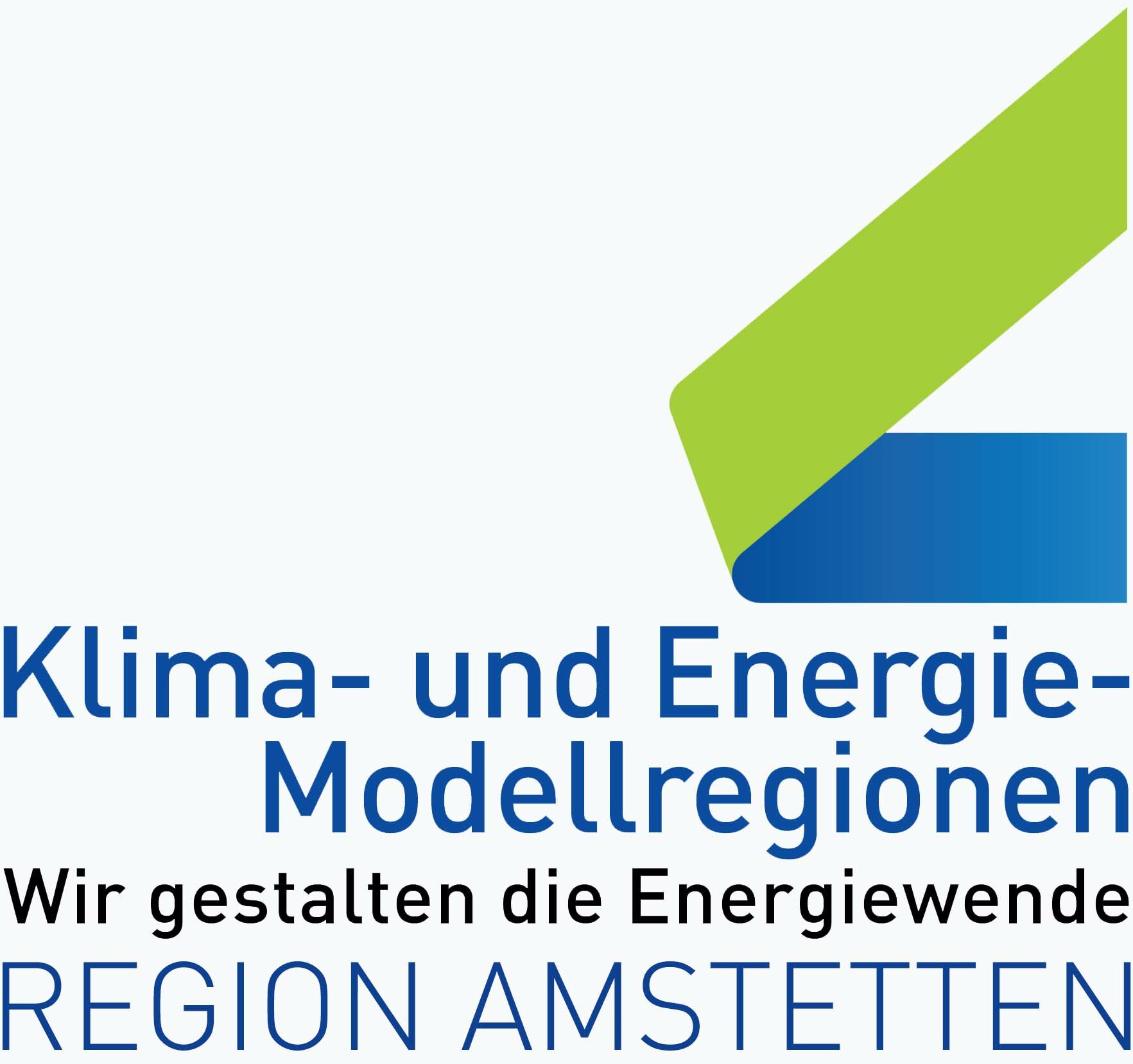 Logo Klima- und Energie-Modellregionen, Region Amstetten